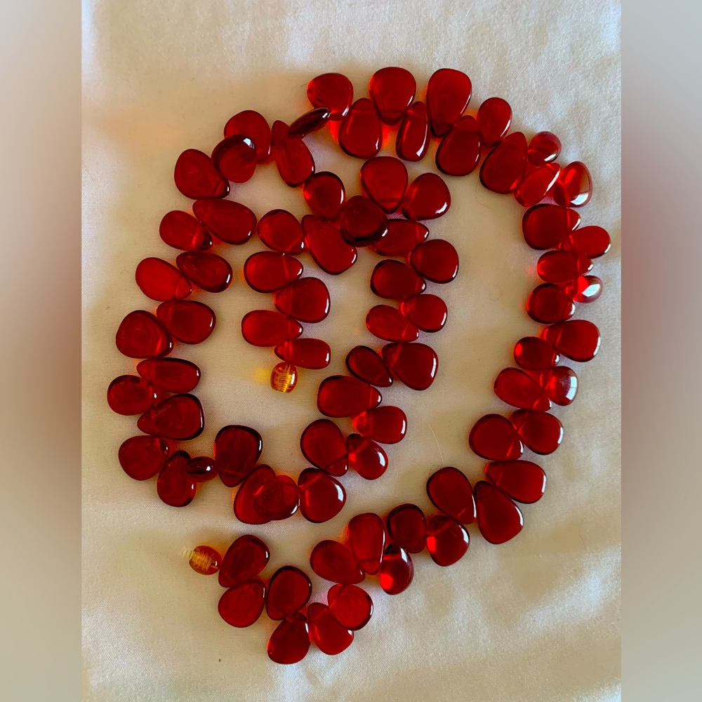 Vintage red necklace